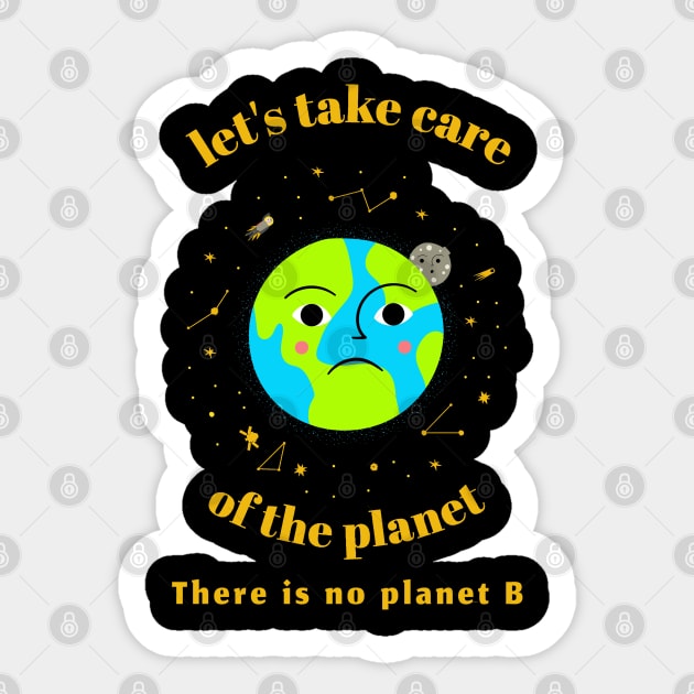 Take care planet Sticker by YaiVargas